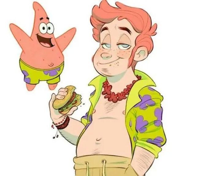 當 海綿寶寶 裡的角色擬人化 蟹老闆一看就知道是個土豪