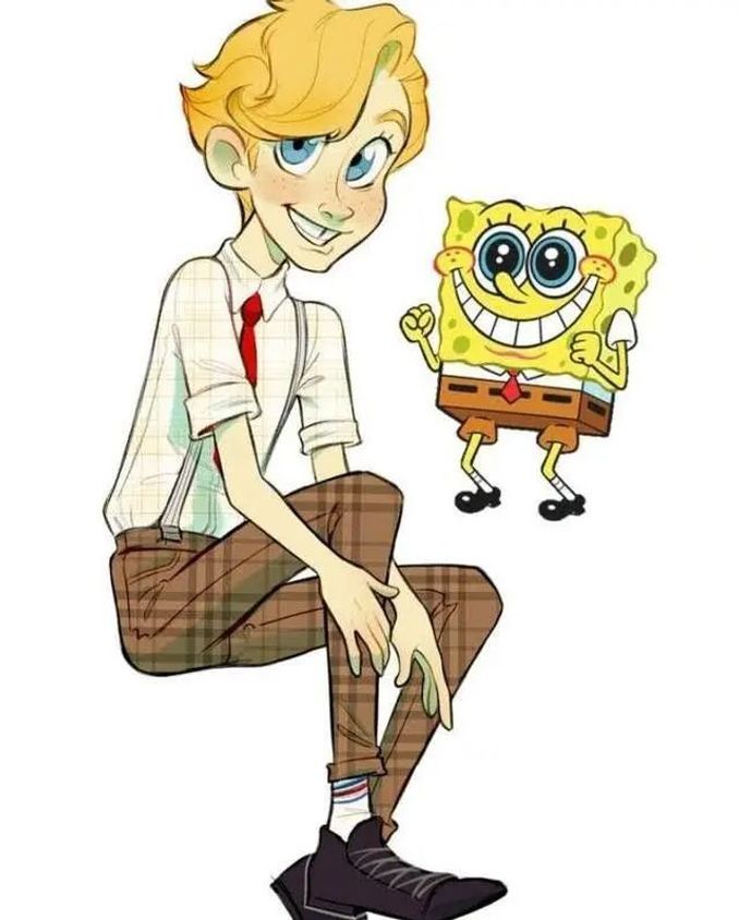 當 海綿寶寶 裡的角色擬人化 蟹老闆一看就知道是個土豪